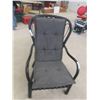 Image 2 : Patio Wicker Chair + Stand 16" x 16" x 22" 