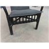 Image 3 : Patio Wicker Chair + Stand 16" x 16" x 22" 