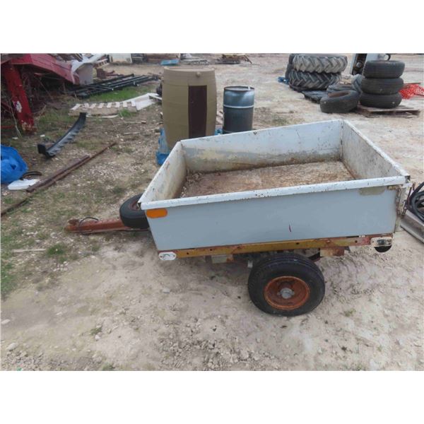 BH Smaller Utility Trailer - needs new wheel Bearing - box size 12" x 42" x 50" 