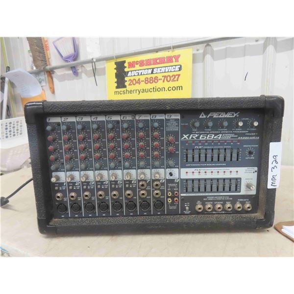 Peavy XR 684 Stereo Powered Mixer (2) 200 Watts