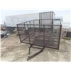 Image 2 : BH Single Axle 14" Tires Cage Trailer Box Size 51" x 96"x 99"  with Ramp + Fold Down Door