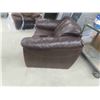 Image 2 : Leather / Leather Style Love Seat 68" Wide