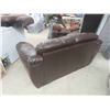 Image 4 : Leather / Leather Style Love Seat 68" Wide