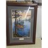 Image 1 : Framed Print by Darrel Bush Higher Ground 24" x 34" 