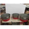 Image 1 : 3 Galvanized Tubs