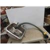Image 1 : Stainless Kitchen Sink with Faucets, Banjo Mount with Coupling + Shut Off 