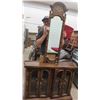 Image 1 : Entrance Way Cabinet with Mirror 10.5" x 30" x 42.5" - mirror 12.25" x 43" 