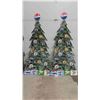 Image 1 : 2 Pepsi Cardboard Christmas Trees 39" x 83"