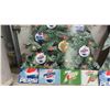 Image 3 : 2 Pepsi Cardboard Christmas Trees 39" x 83"