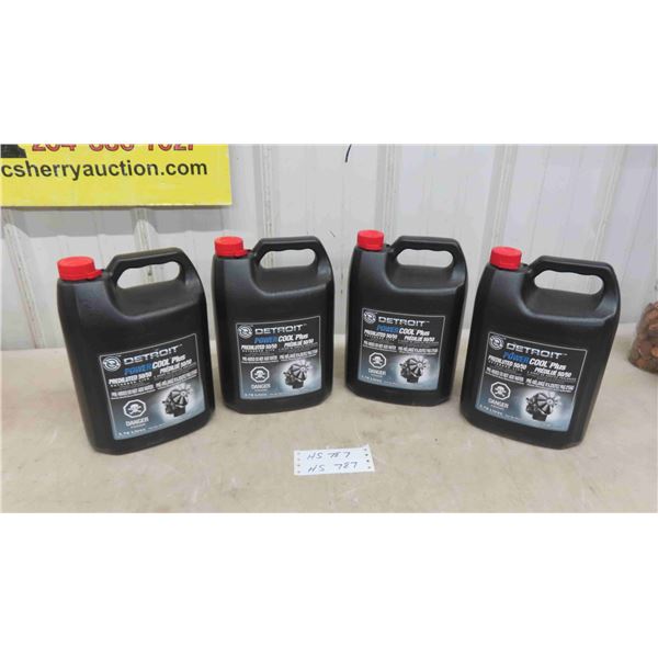 4 Unopened 3.78L Detroit Diesel Engine Antifreeze