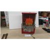Image 1 : Vintage Vending Hot Nuts Machine with Key 7" x 10" x 15.5" 