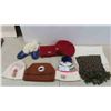 Image 1 : Calgary Olympics Tuque, Ladies Moccasins 9" Sole, Roots Matching Toiletry Bag + Tam,