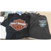 Image 2 : 9 T-Shirts ; Harley Davidson, Blue Bombers, plus others : Sz L - XL 