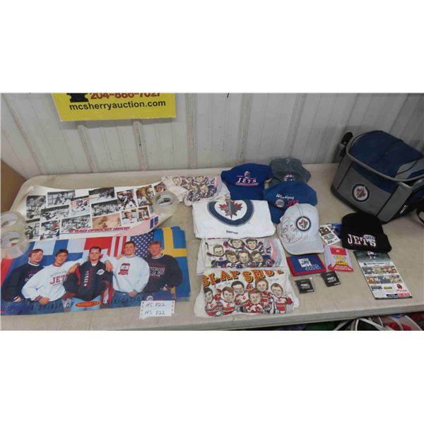 4 Hockey T-Shirts , Jets Ball Caps, Cooler Pack, Posters, Pins, plus more