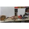 Image 1 : Variety of Tubing/ Hoses, Emergency Triangles, Bottle Jack, Mastercraft 3.25" Power