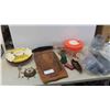 Image 1 : Kitchenware, Wooden Tray, Salad Spinner, Lazy Suzan Serving Set, Glasses, Take 