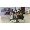 Image 3 : Christmas Village Light Up Buildings with Original Boxes
