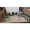 Image 1 : Christmas Village Accessories + 3 pc Village Collection