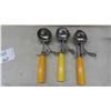 Image 3 : 3  Stainless steel Restaurant Server + 7 Ice Cream Scoops