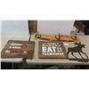 Image 1 : Rustic Horse Shoe Coat Rack 37" Long, Metal Moose, 2 Wooden Slogans, 14" x 18" 