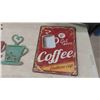 Image 2 : Wall Art, Tin Sign 12" x 16" + Wooden Sign 8" x 32" Farm Charm , plus more