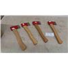Image 1 : 4 Hatchets with Wooden Handles