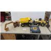 Image 1 : Tonka Dump Truck, Loader, Case Caterpillar + Harry Potter Cube Game