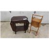 Image 1 : Magazine Rack Table 14" x 24" x 24" + Humidor Cabinet 9" x 12" x 30.5" 