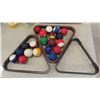 Image 2 : Pool Table Accessories ; Boston / Snooker Balls, Triangles, Chalk, plus more