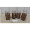 Image 1 : 4 Sealer Jars of Pennies