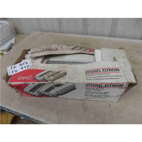 New Stiebel Eltron Tankless Electric Water Heater