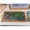Image 3 : Last Supper Framed Glass Picture 26 1/2'' x 20 1/2'' , Unsigned Oil Painting, Oil 