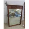 Image 2 : Wood Framed Mirror 49'' x 33''