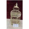 Image 1 : Vintage Bird Cage 8.75" x 18" 