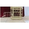 Image 2 : Vintage Bird Cage 8.75" x 18" 