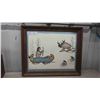 Image 1 : Roland Ronald Kakegamic Framed Print 19" x 23" 
