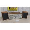 Image 1 : Soundesign AM/FM Stereo Cassette/ 8 Track Recorder & 2 Philips Speakers 