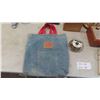 Image 2 : Levi Tote, Vintage GE Transistor Radio, Anniversary Clock, Stethoscope, Hard Cover