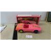 Image 1 : Barbie Corvette with Box - missing a few parts