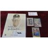 Image 1 : Baseball Cards - 3 Signed ; Dave Winfield, Buck Martinez NO COA 8" x 10" , Sparky 