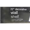 Image 2 : New Home Style Decorative Wall Shelf ; (4) 12" , (1) 22'  in Antique White