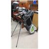 Image 2 : Dunlop Golf Bag with Stand, 4 Drivers, 11 Irons, 2 Putters
