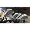 Image 2 : Jazz Rocket Golf Clubs ; 7 Irons , 1 SQ, Sumo ( big bertha ) Driver, 2 Golf Bags, Stand