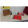 Image 1 : Small Arms Ammunition Crate 8" x 8.5" x 13.75" with Lilypon Record Set M-MM-638 Columbia Masterworks