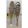 Image 1 : Algonquin Metis Snowshoe Set - Wooden, 48"