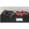 Image 1 : ERTL (2) Die Cast Metal 1926 Firetruck Coin Banks - 1 Key + Missing Parts Pictured & 