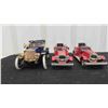 Image 2 : ERTL (2) Die Cast Metal 1926 Firetruck Coin Banks - 1 Key + Missing Parts Pictured & 