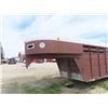 Image 2 : 1988 S+S Stock Trailer with Both Hitch (Gooseneck and 5th Wheel) 