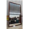 Image 1 : Wood Framed Mirror 49'' x 29 1/2''