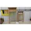Image 1 : 2 Wash Boards , Galvanized Wash Tub